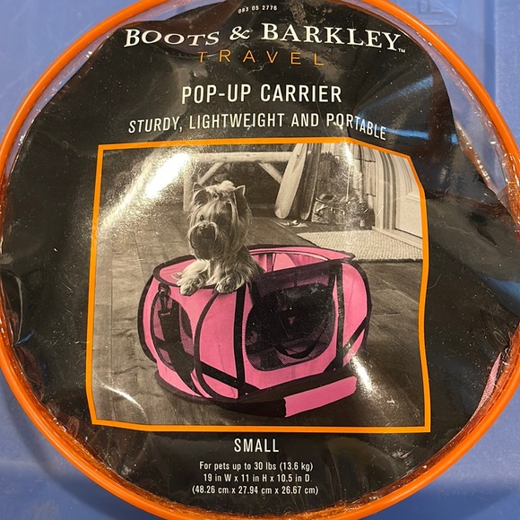 Small Pets Boots And Barkley Travel Popup Carrier Poshmark